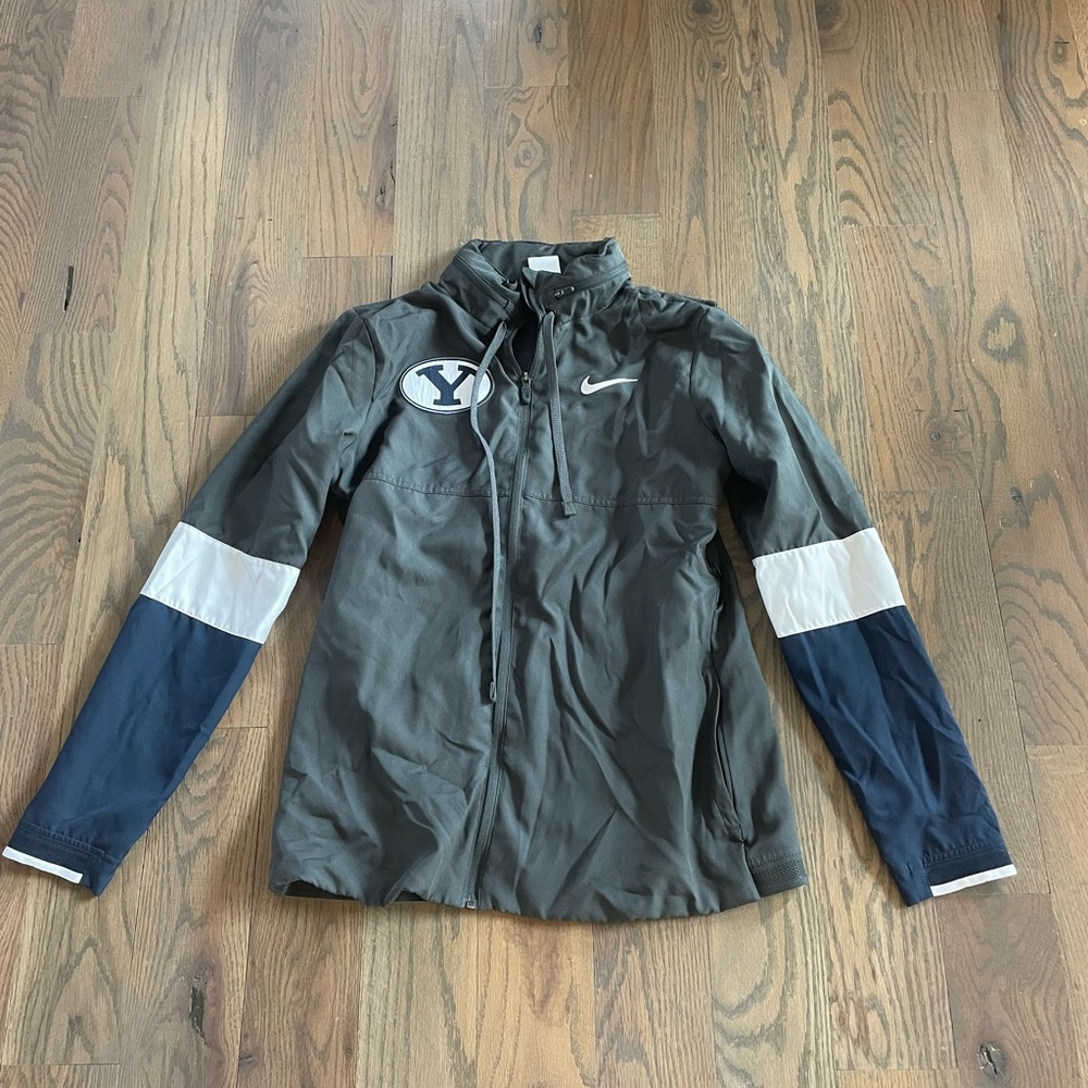Nike Women's Utility Jacket in Gray and Navy